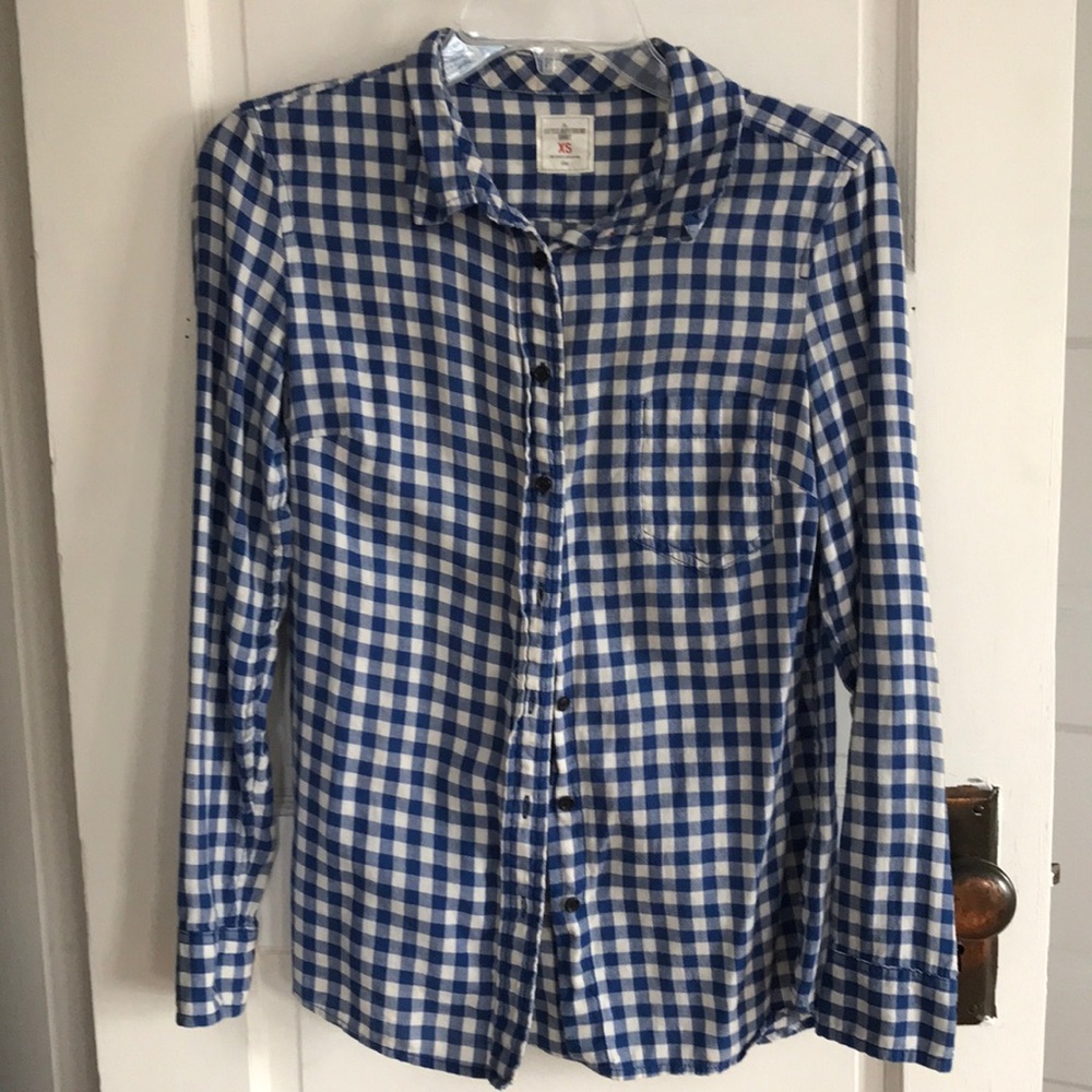 Gingham Boyfriend shirt